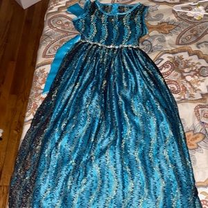 Girl’s Blue Long Dress(Negotiable price)
